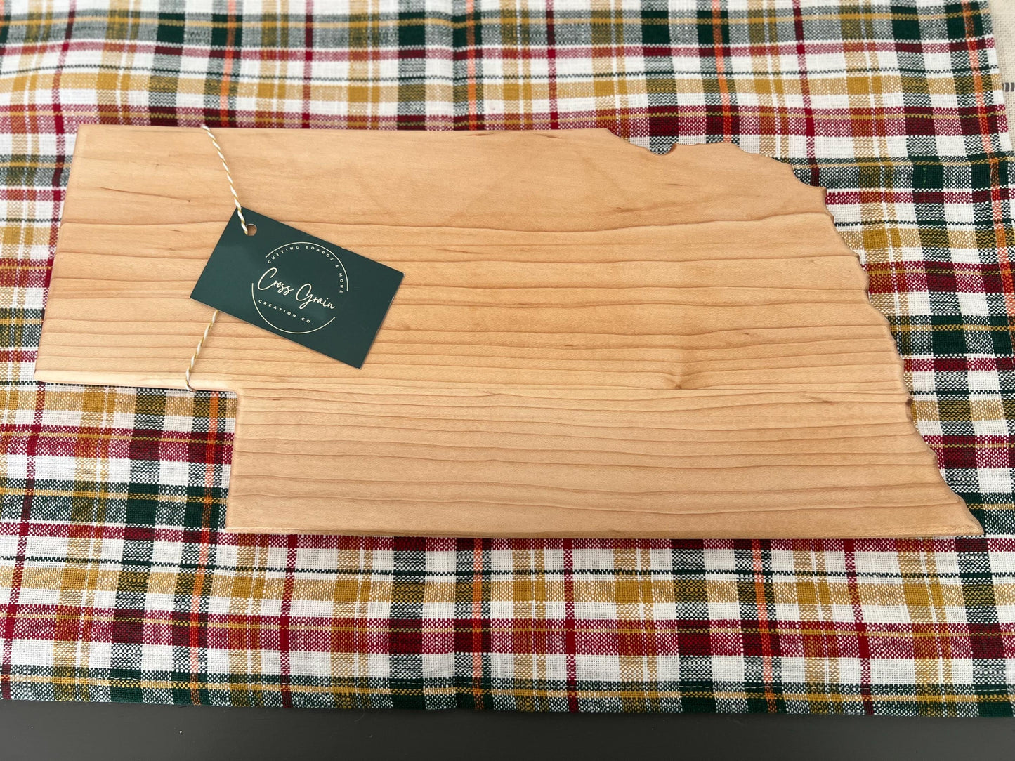 Nebraska State Cutting/Serving Board- Maple